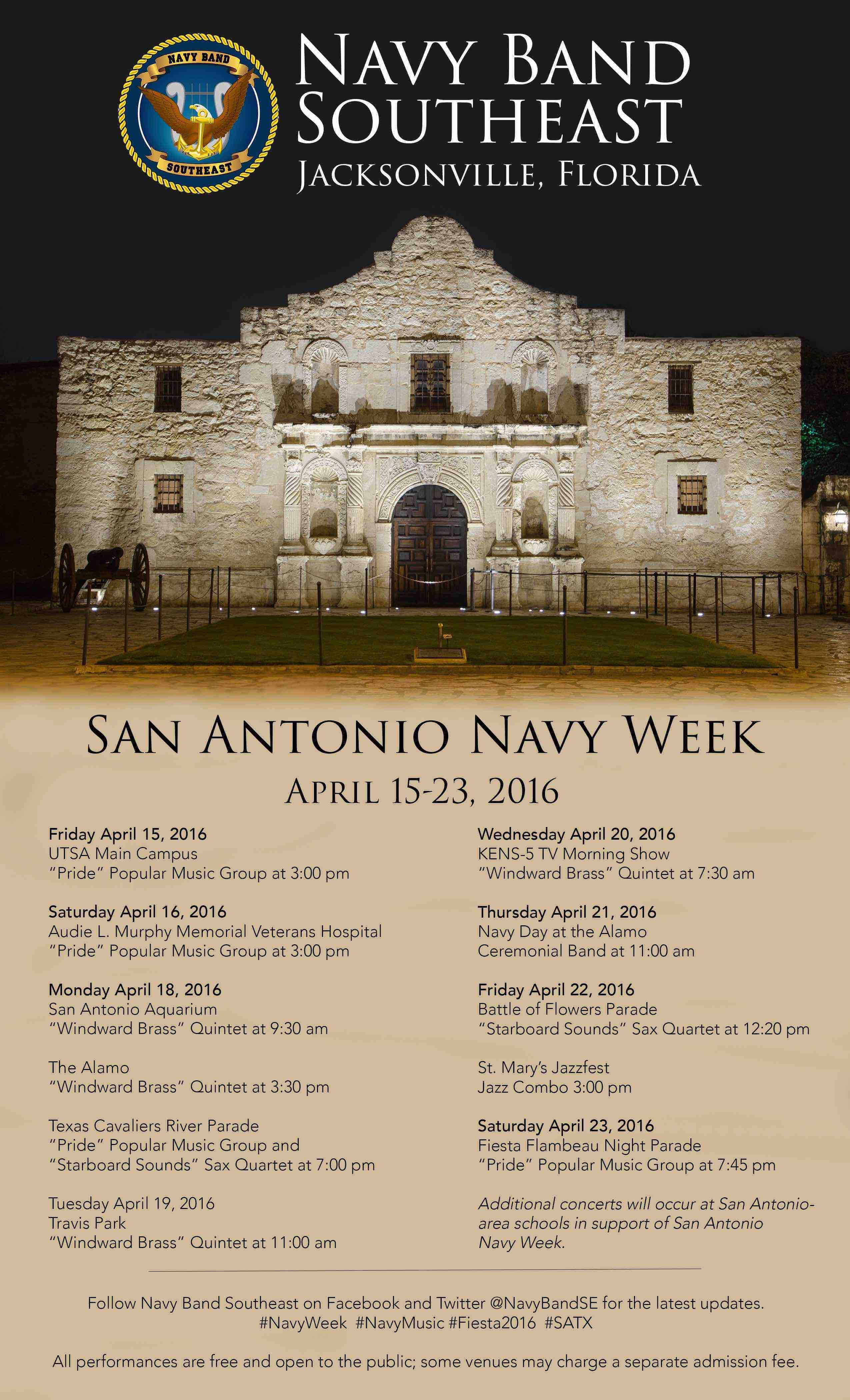 San Antonio Schedule 2 - Colleen Shifflett